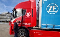 ZF、大型トラック用PHEVの実証試験を実施...最大73%のCO2削減へ 画像