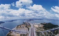 瀬戸大橋の管理通路を歩き、塔頂にのぼる 4月16日から 画像
