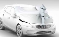 【ジュネーブモーターショー12】ボルボ V40 新型、量産車世界初の歩行者用エアバッグ［動画］ 画像