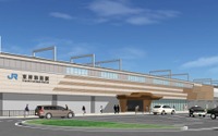 JR西日本、高架化される東岸和田駅の基本デザインを決定 画像