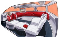 【ジュネーブ・ショー2001出品車】日産『シャポー』のデザインは車内から 画像