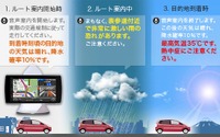 カーナビタイム、Android版で天候案内機能を提供開始 画像