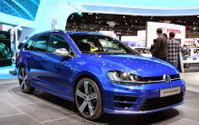 【ロサンゼルスモーターショー14】VW ゴルフ ヴァリアント 新型に300psの「R」…性能はハッチバックに匹敵 画像