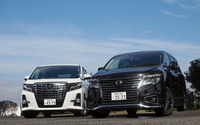 【トヨタ アルファード & 日産 エルグランド 比較試乗】見た目以上に異なる走りの味付け…高山正寛 画像