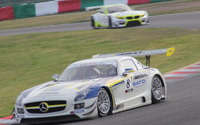 【スーパー耐久 最終戦】公式予選はメルセデス SLS が総合ポール、わずか0.039秒差の接戦に 画像