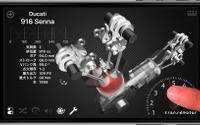 iOS向けエンジンシミュレータアプリ、ドゥカティ デスモドロミックを追加 画像
