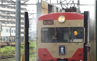 近江鉄道日野駅でリニューアル記念イベント…元西武の「赤電」も運行 10月1日 画像
