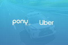 ウーバーとPony.ai、自動運転タクシー世界展開へ 画像