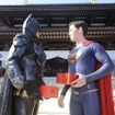 バットマン、スーパーマンが「豆まき」　増上寺「節分追儺式」で正義をアピール