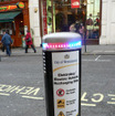 ロンドンに、電気自動車の充電スタンド登場