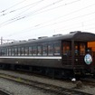 『夜桜列車』は旧国鉄の旧型客車やお座敷客車、展望客車で運行される。写真は展望客車。