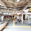 東武鉄道亀戸線、亀戸駅の午後