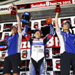 鈴鹿8耐SSTクラスで優勝したヤマハ社員チーム「team R1 & YAMALUBE」