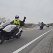 BMWなど、台湾で大排気量バイクを複数台所有するリーさん。日本でのバイクツーリングはこれで7回目だ。