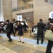 埼玉自動車大学校のブースに展示された自動車のカットモデル
