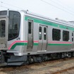 E721系1000番台のイメージ。帯の色を一部変更するほか、4両固定編成にする。