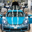 ポルシェのドイツ工場で生産が開始された 718ケイマン