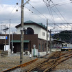 850系3連が止まる葛生駅