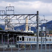 850系3連が止まる葛生駅
