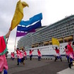 名古屋港金城埠頭でのクルーズ船歓迎イベント（参考画像）