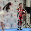Honda熊本レーシング 手島雄介選手らが登場した「ふみの日」イベント（東京・丸の内 KITTE、7月23日）