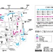隅田川花火大会に伴う首都高速道路う回案内図