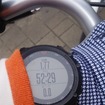 距離1.77kmを52分29秒で走っている。走行中は下段にスピードも表示される