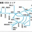 近畿圏のICOCAエリア。2018年春から草津線の貴生川～柘植間（赤）でも利用できるようになる。