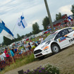 WRC第8戦フィンランドに、トヨタ育成選手の勝田（#50）と新井（#47）が参戦した（マシンはフォード・フィエスタR5）。