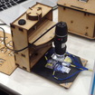 ミドリムシ・コントローラー。ミドリムシの走光性を利用する（Maker Faire Tokyo）