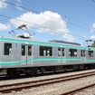 4号車の9600形（9605）。モーターとパンタグラフが付いている。