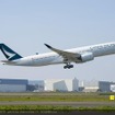 キャセイパシフィック航空のA350 XWB第1号機