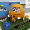 2015年「こどもクルマデザイン展」製作作品「みかんの車」