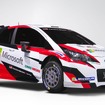 トヨタ ヤリス WRC テストカー（マイクロソフトのロゴ入り）