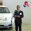 日産、福島県の2施設に e-NV200 を寄贈