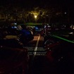 夜遅くまで、駐車場のありこちでクルマの準備をするあかりがついていた。