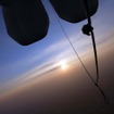 日の出を拝みながら空中を散歩するのは生まれて初めての体験