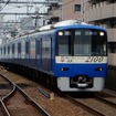 「セガトレイン」になる2100形2133編成の「BLUE SKY TRAIN」。