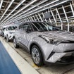 トルコ工場で生産が開始されたトヨタ C-HR