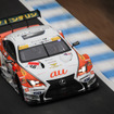公式練習日の午後セッション、GT500のトップタイムだった#36 レクサスRC F。