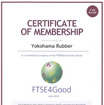 FTSE4Good Index Series 構成銘柄認証書