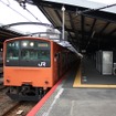 323系の導入により大阪環状線・JRゆめ咲線で運用されている旧国鉄車の103系と201系は順次引退する。写真は201系。