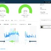 ライフログ機能もあるので24時間の運動量と心拍の変化が記録されている