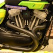 ハーレーダビッドソンのVツインエンジンを搭載するカスタムモデル（ヨコハマ・ホットロッドカスタムショー）