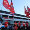 ニスモフェスティバル2016で行われた日産応援団への感謝状贈呈