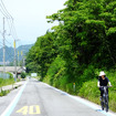 レンタサイクルで江田島の道を走る