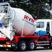 KYB 軽量型コンクリートミキサ車 MR5030L（オプション装着車両）
