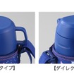 「コップタイプ」と「ダイレクトタイプ」の2通りの飲み方が可能
