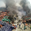 天津爆発事故（2015年8月）　(c) Getty Images