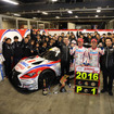 昨季チャンピオン、コバライネン & 平手とサード陣営（マシンは当時の#39 RC F）。
